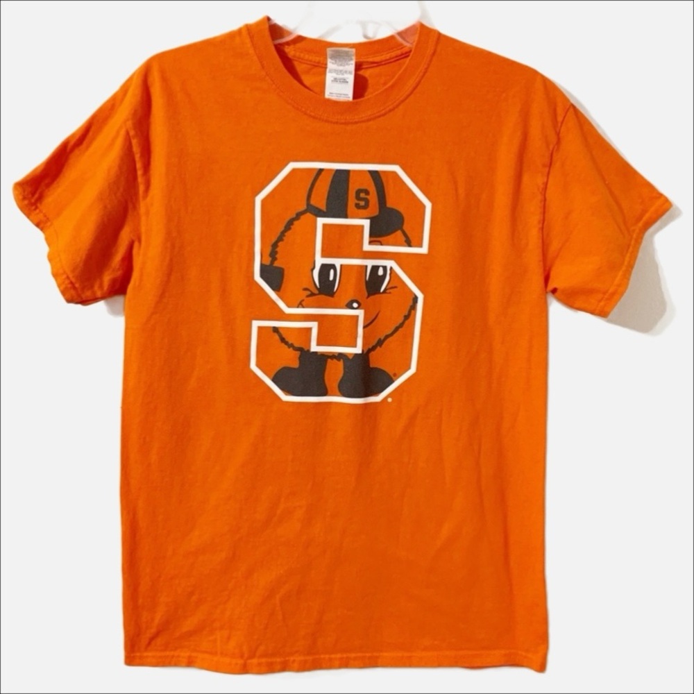 Gildan Cotton SU Syracuse University Orangemen Short Sleeve Crewneck Tee Shirt